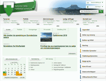 Tablet Screenshot of hattfjelldal-kommune.no